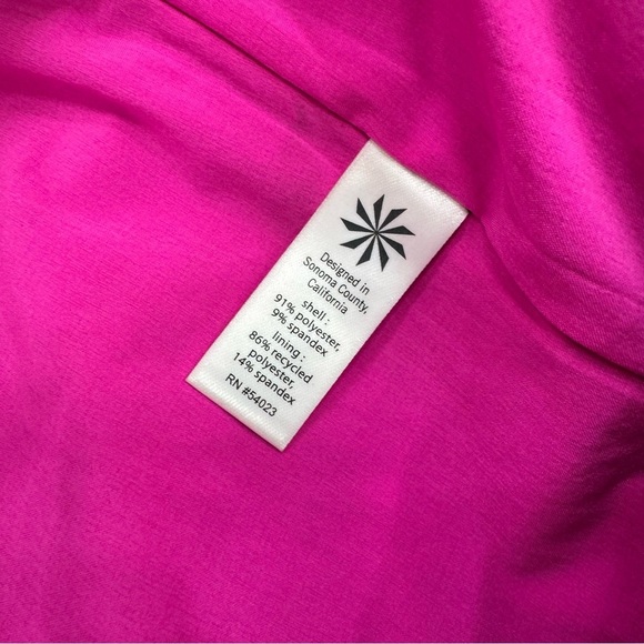 Athleta Gray Bomber Infusion Quilted Jacket Sz Lg like New - Picture 6 of 6